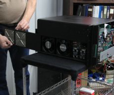 Amplifier disassembly