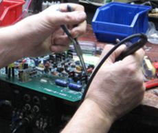 Testing the main circuit board